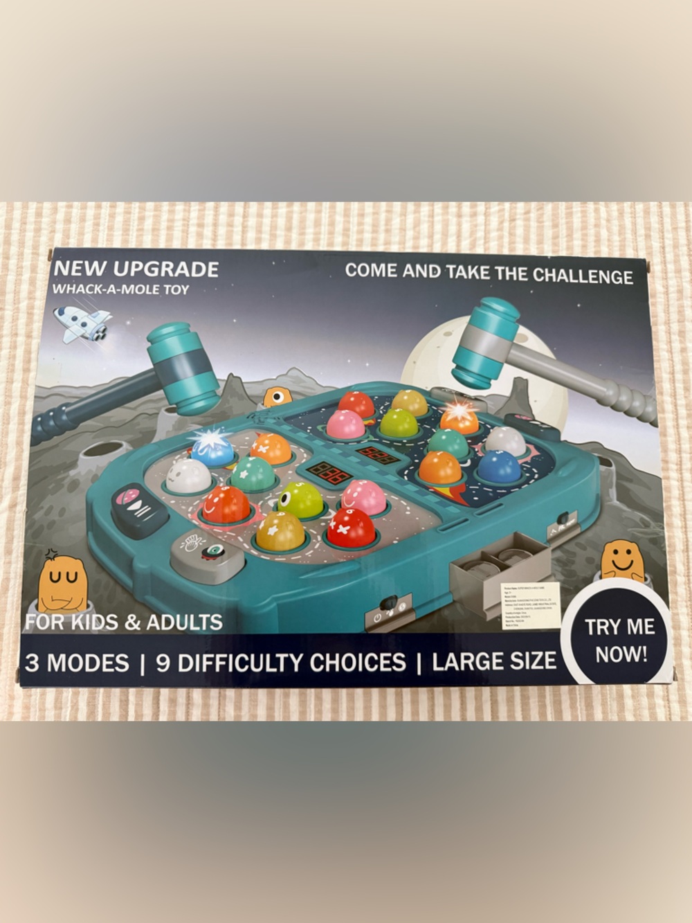 Whack-a-Mole Kids Toy Game - Interactive Family Whack Game